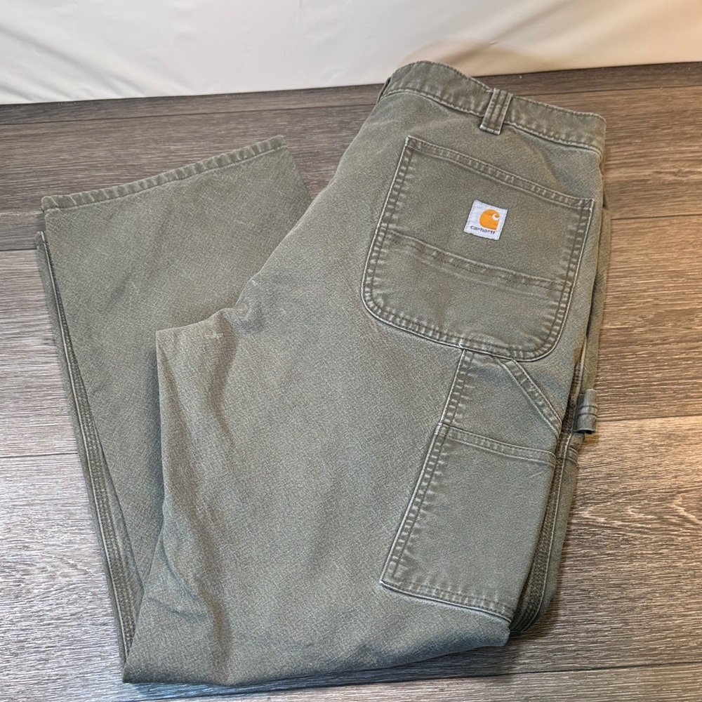 Carhartt Men's Green Cargo Pants 38x30